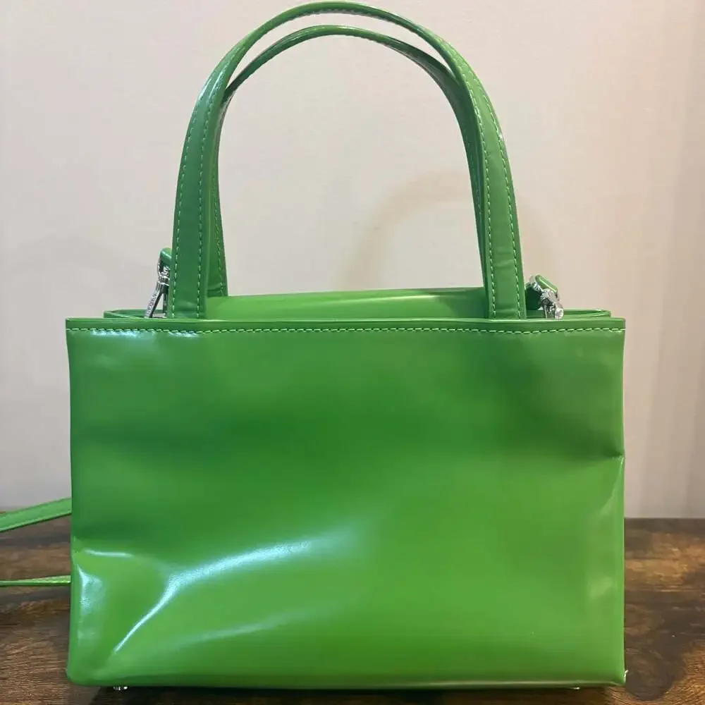 Kate Spade New York Sam Icon Spazzolato Small Tote Crossbody Green K8818